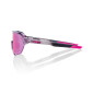 náhled Sluneční brýle 100% S2 - Polished Translucent Grey - Purple Multilayer Mirror Lens