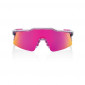 náhled Sluneční brýle 100% SPEEDCRAFT SL - Polished Translucent Grey - Purple Multilayer Mirror Lens