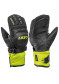 náhled Dětské lyžařské rukavice Leki Worldcup Race Coach Flex S GTX Junior Mi – Black/Ice Lemon 