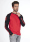 náhled Pánské tričko Stockli Longsleeve WRT Red/Black