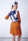 náhled Dámské šaty Sportalm Giant Orange