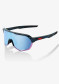 náhled Sluneční brýle 100% S2 Black Holographic Hiper Blue Multilayer Mirror Lens