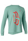 náhled Dětský cyklistický dres Fox Yth Ranger Dr Ls Jersey Eucalyptus