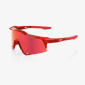 náhled Sluneční brýle 100% SPEEDCRAFT - Gloss Translucent Red - Hiper Red Mirror lens