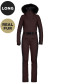 náhled Dámský overal Goldbergh Parry LONG Ski Jumpsuit Real Border Dark Brown