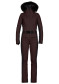 náhled Dámský overal Goldbergh Parry LONG Ski Jumpsuit Real Border Dark Brown