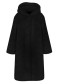 náhled High Society Paloma faux fur coat 5000 black/white