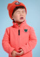 náhled Dětská mikina Poivre Blanc W23-1510-BBBY/A Micro Fleece Mandarin Orange
