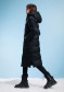 náhled Dámský kabát Poivre Blanc W23-1207-WO Synthetic Down Coat Black