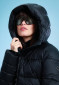 náhled Dámský kabát Poivre Blanc W23-1207-WO Synthetic Down Coat Black