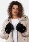 náhled Dámské palčáky Barts Fur Mitts Black