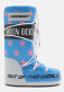 náhled Dámské boty Moon Boot Icon Retrobiker 002 Pink Stars