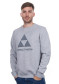 náhled Pánská mikina Fischer ESSENTIALS ROUNDNECK Grey Melange