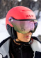 náhled Lyžařská helma Kask SHE00061-VISOR PIUMA R SHADOW