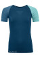 náhled Dámské triko Ortovox 120 Competition Light Short Sleeve W Petrol Blue