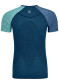 náhled Dámské triko Ortovox 120 Competition Light Short Sleeve W Petrol Blue