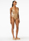 náhled Dámské plavky Goldbergh Posie Bathing Suit Gold