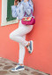 náhled Dámské boty Nis 2429382T/1 Sneaker Tess. Denim/Ornamento fly