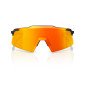 náhled 100% Aerocraft - Soft Tact Black - HiPER Red Multilayer Mirror Lens