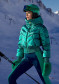náhled Dámské kalhoty Goldbergh Retro Ski Pants Deep Teal