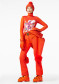 náhled Dámská kombinéza Goldbergh Angele Faux Border Ski Suit Orange