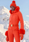 náhled Dámská kombinéza Goldbergh Angele Faux Border Ski Suit Orange