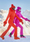 náhled Dámská kombinéza Goldbergh Angele Faux Border Ski Suit Orange