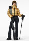 náhled Dámský overal Goldbergh Snowball Ski Suit Gold