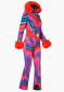 náhled Dámská kombinéza Goldbergh La Fete Faux Border Ski Suit Absinthe Rainbow