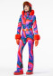 náhled Dámská kombinéza Goldbergh La Fete Faux Border Ski Suit Absinthe Rainbow