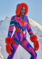 náhled Dámská kombinéza Goldbergh La Fete Faux Border Ski Suit Absinthe Rainbow