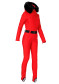 náhled Dámská kombinéza Goldbergh Glisser Faux Border Ski Suit Flame