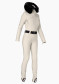 náhled Dámská kombinéza Goldbergh Glisser Faux Border Ski Suit Champagne