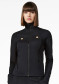 náhled Dámská mikina Goldbergh Renée Full Zip Cardigan Black