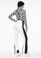 náhled Dámský rolák Goldbergh Chérie Ski Pully White/Black