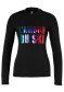 náhled Dámské triko Goldbergh Le Coeur Long Sleeve Tee Black