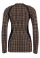 náhled Dámské termotriko Goldbergh Starlet Baselayer Long Sleeve Black/Toffee