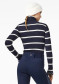 náhled Dámský svetr Goldbergh Mimi Long Sleeve Knit Sweater Breton Stripe Blue/Cream