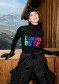 náhled Dámský svetr Goldbergh Amour Long Sleeve Knit Sweater Black