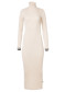 náhled Dámské šaty Goldbergh Mireille Long Sleeve Knit Dress Champagne