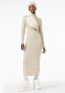 náhled Dámské šaty Goldbergh Mireille Long Sleeve Knit Dress Champagne