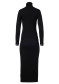 náhled Dámské šaty Goldbergh Mireille Long Sleeve Knit Dress Black