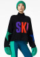 náhled Dámský svetr Goldbergh Calore Long Sleeve Knit Sweater Black