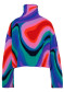 náhled Dámský svetr Goldbergh Marbre Long Sleeve Knit Sweater Absinthe Rainbow