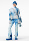 náhled Dámský svetr Goldbergh Mouna Long Sleeve Knit Sweater Denim Print