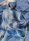náhled Dámský svetr Goldbergh Mouna Long Sleeve Knit Sweater Denim Print