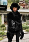 náhled Dámská čepice Goldbergh Cher Fluffy Aviator Hat Black