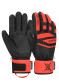 náhled Dětské závodní rukavice Reusch Worldcup Warrior Prime R-TEX® XT Junior - Black/Fluo Red
