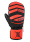 náhled Dětské závodní rukavice Reusch Worldcup Warrior Prime R-TEX® XT Junior Mitten - Black/Fluo Red