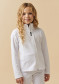 náhled Dětská mikina Poivre Blanc W24-1500-Jrgl Micro Fleece Jacket White